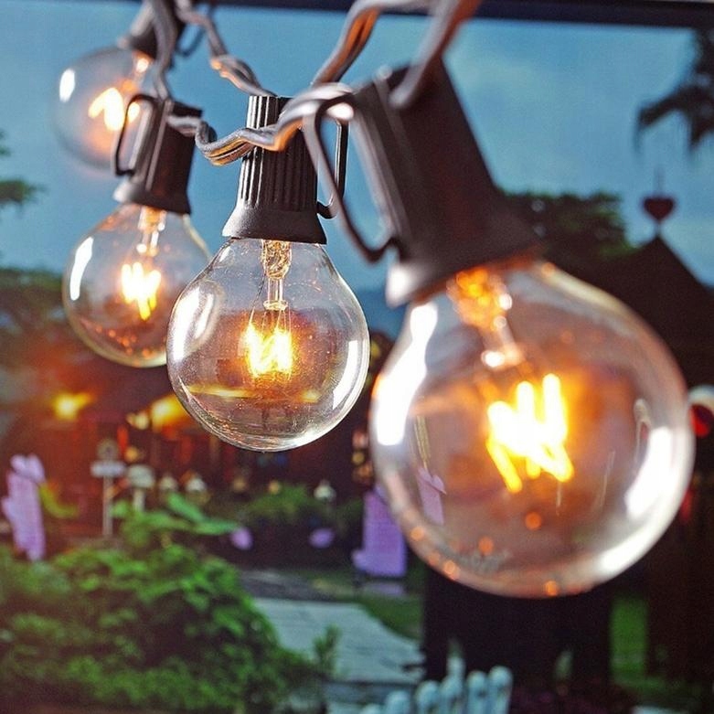 GIRLANDA DUŻE LAMPKI OGRODOWE ZEWNĘTRZNE PATIO BALKON TARAS KULE 9M 30+3SZT Rodzaj gwintu inny