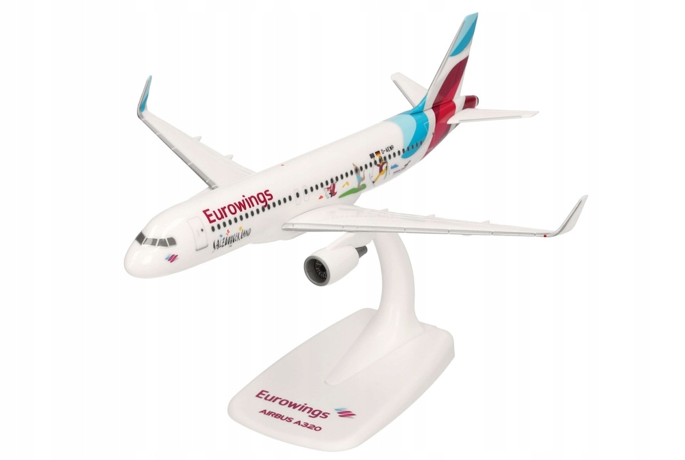 Model letadla Airbus A320 Eurowings Salzburger 1:200