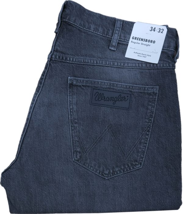 

Wrangler Greensboro jeansy pitch grey W34 L30