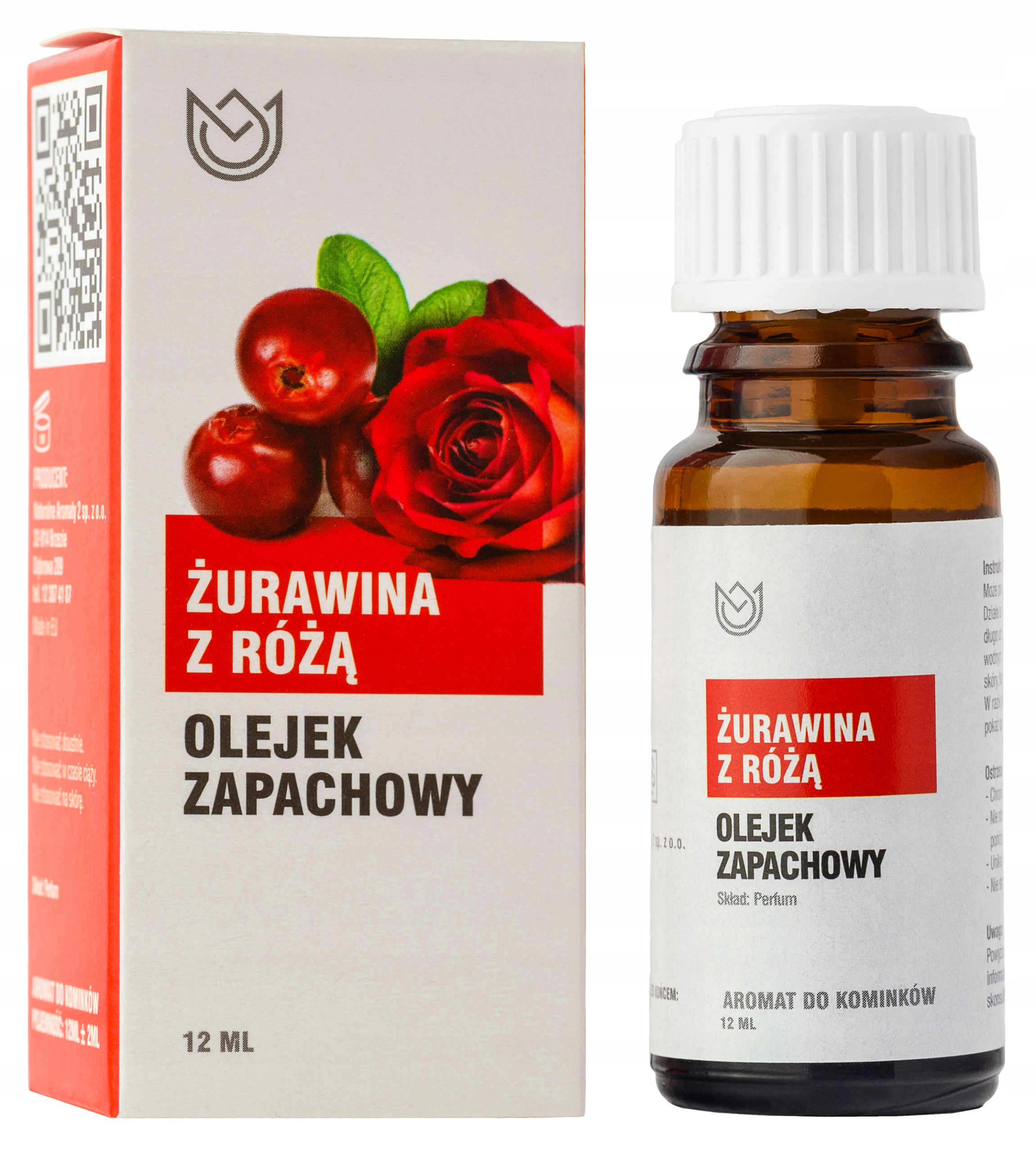 

Żurawina Z Różą Olejek Zapachowy 12 ml