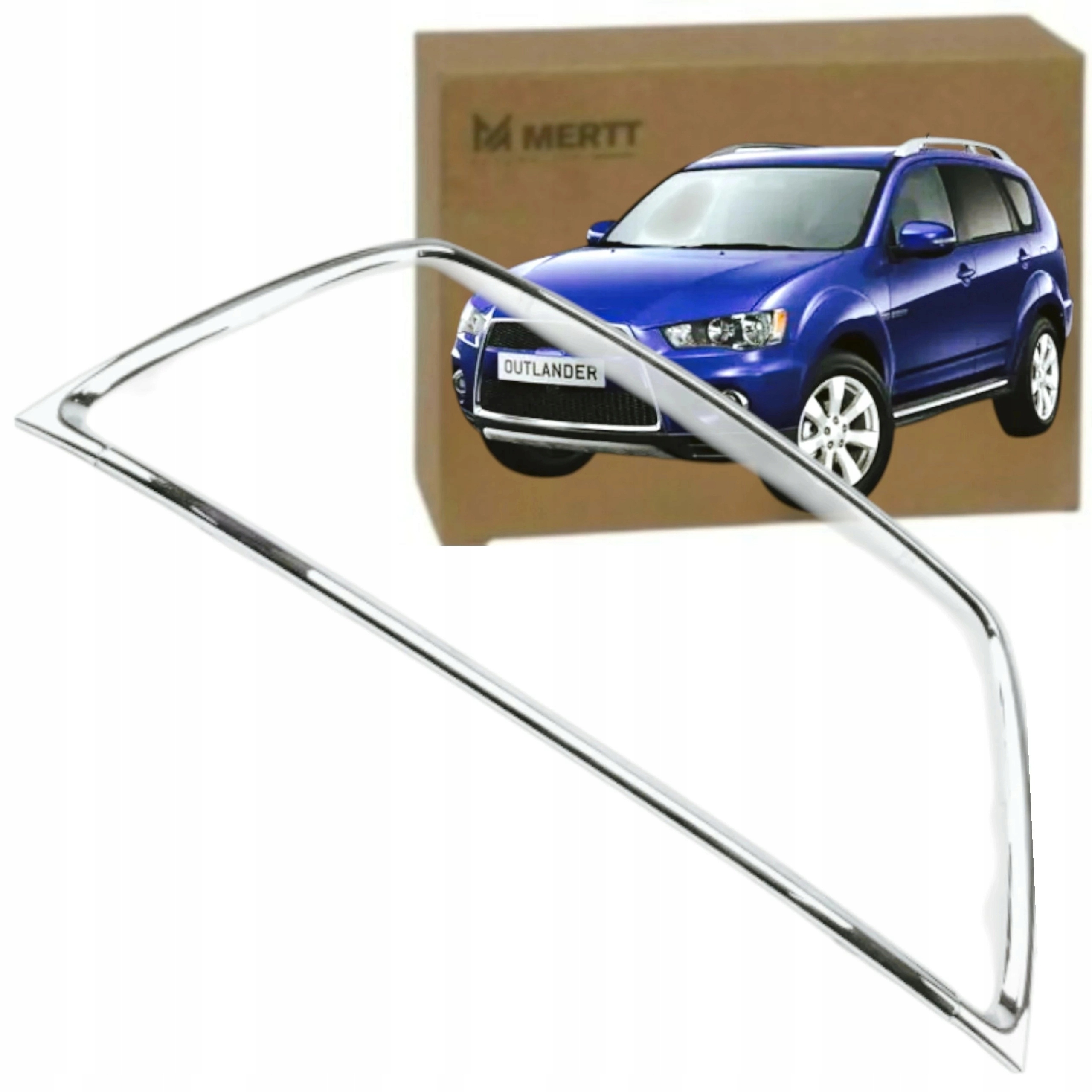 Rámeček Nárazníku Chrom Stříbrná Lišta 6400C903 Mitsubishi Outlander 09-12