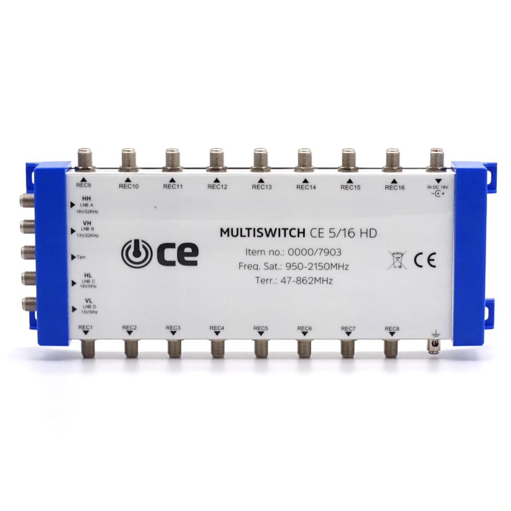 MultiSwitch TechniSat Ce 5/16 Sat DVBT2 Hd 0000/7903