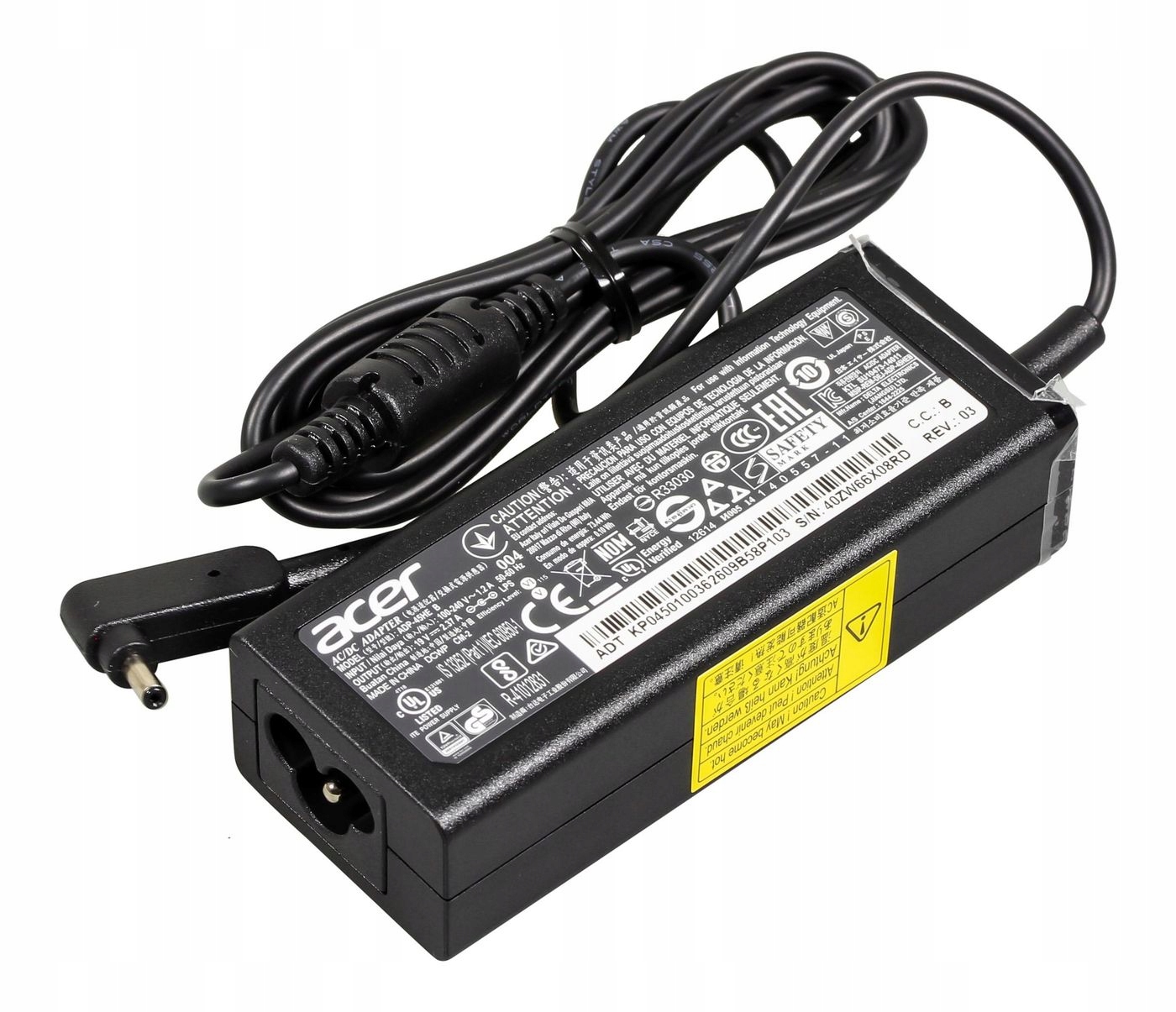 Acer Ac adaptér 40W 19V
