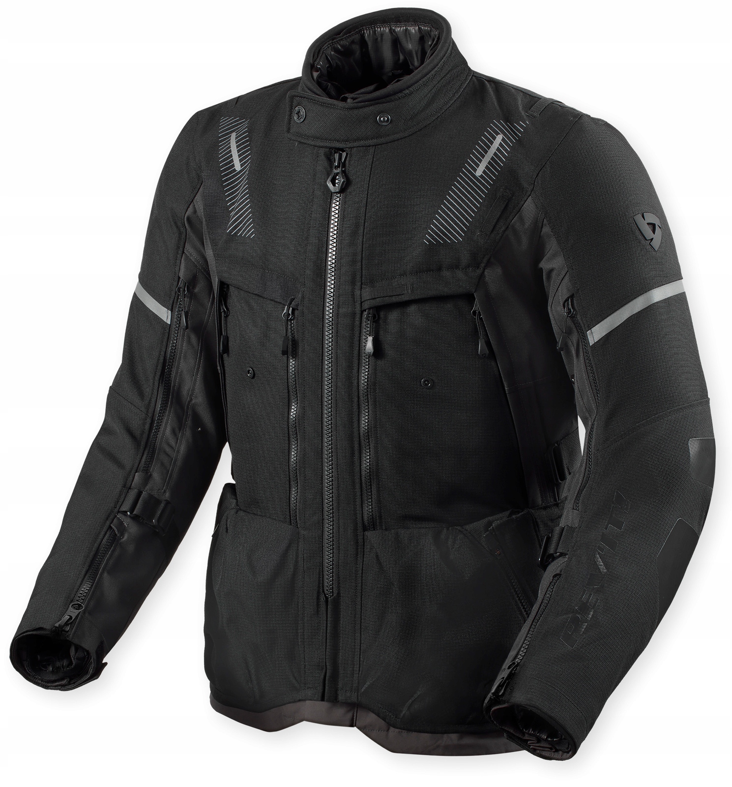 Motocyklová bunda Rev'it Sand 5 H2O čierno-šedá 2XL