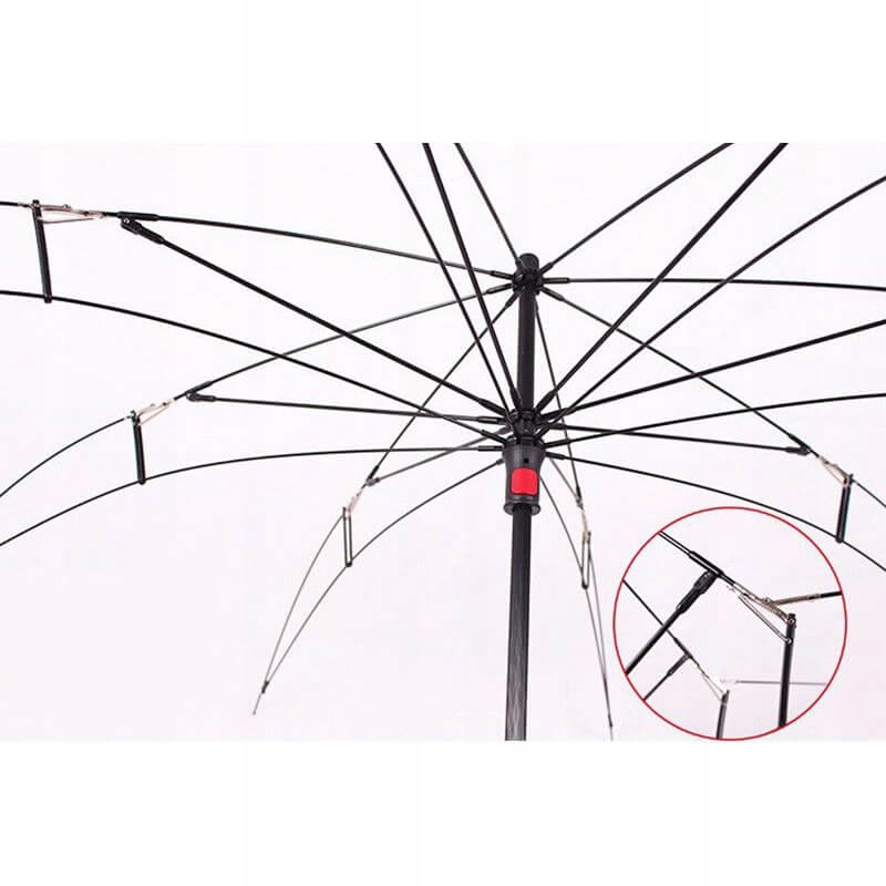 Parasol odwrócony Revers z podwójnym materiałem wzorzysty Płeć uniseks