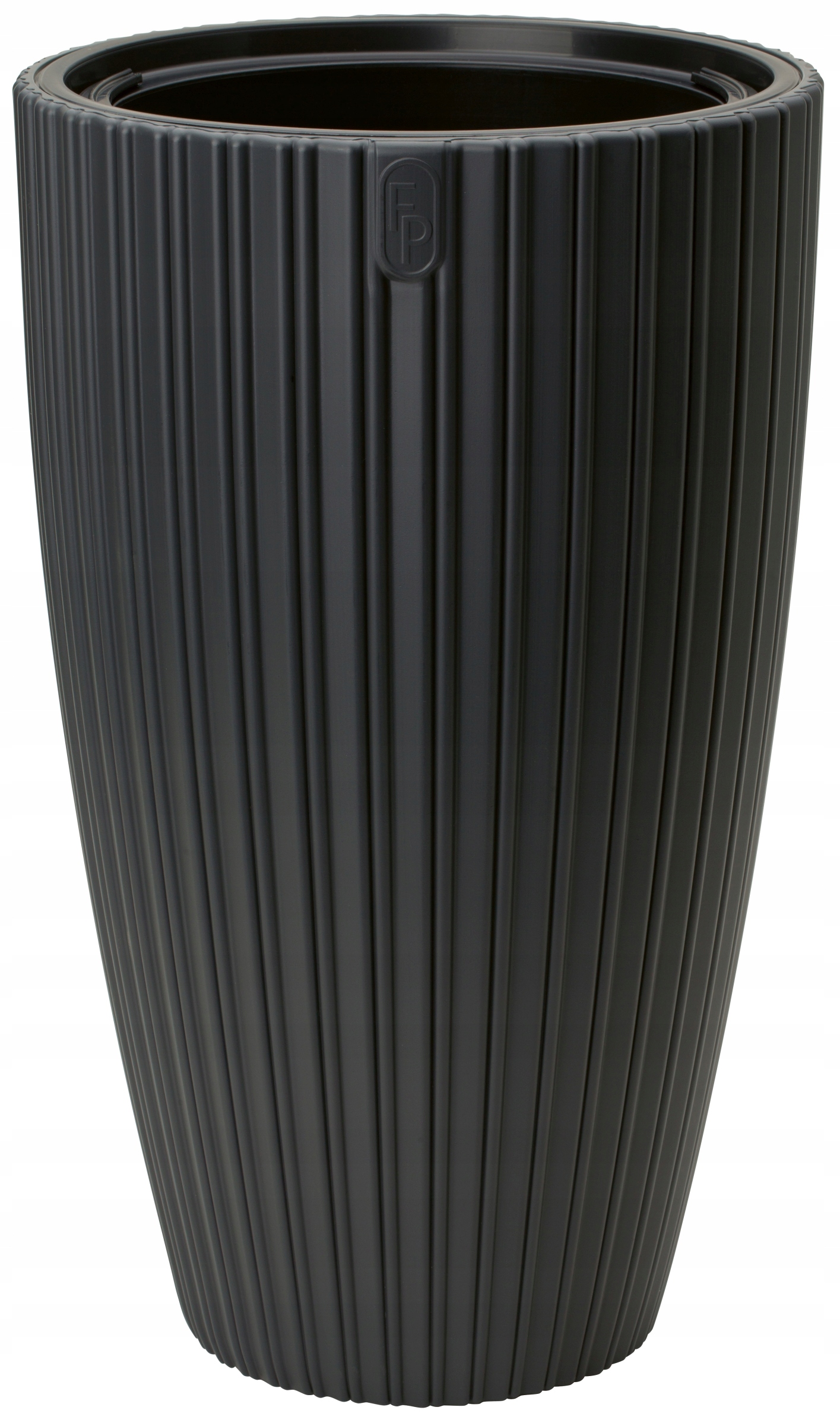 Doniczka MIKA Slim 30 h48 - Głęboka czerń Marka Form-Plastic