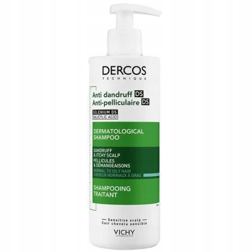 Vichy Dercos Anti Dandruff Ds, szampon przeciwłupieżowy, 390 ml