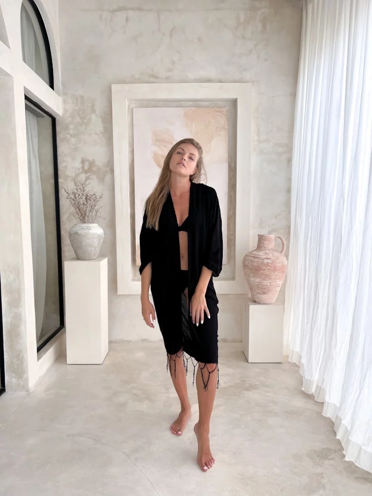 Narzutka Plażowa ARIS BLACK