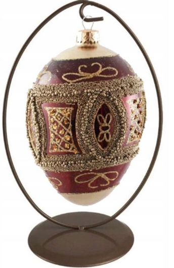 stojak drewniany JAJKO 18,6x13,6cm — 4