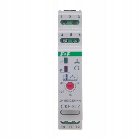 

Czujnik Kolejności I Zaniku Fazy CKF-317