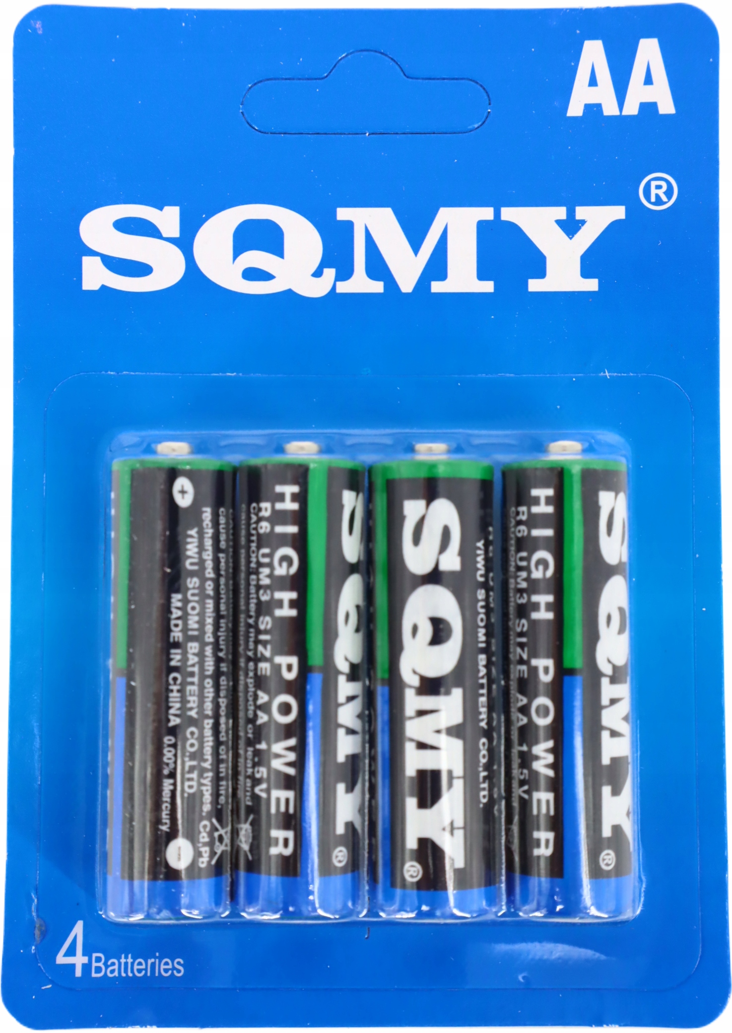 

Baterie Aa Paluszki R6 1,5V Sqmy Power 4 Sztuki