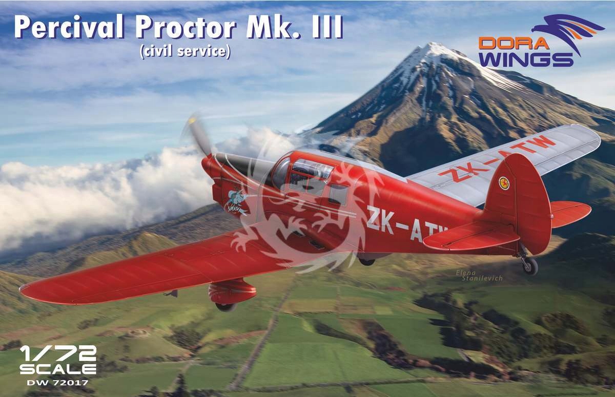 Percival Proctor Mk.III Dora wings 72017 měřítko 1/72