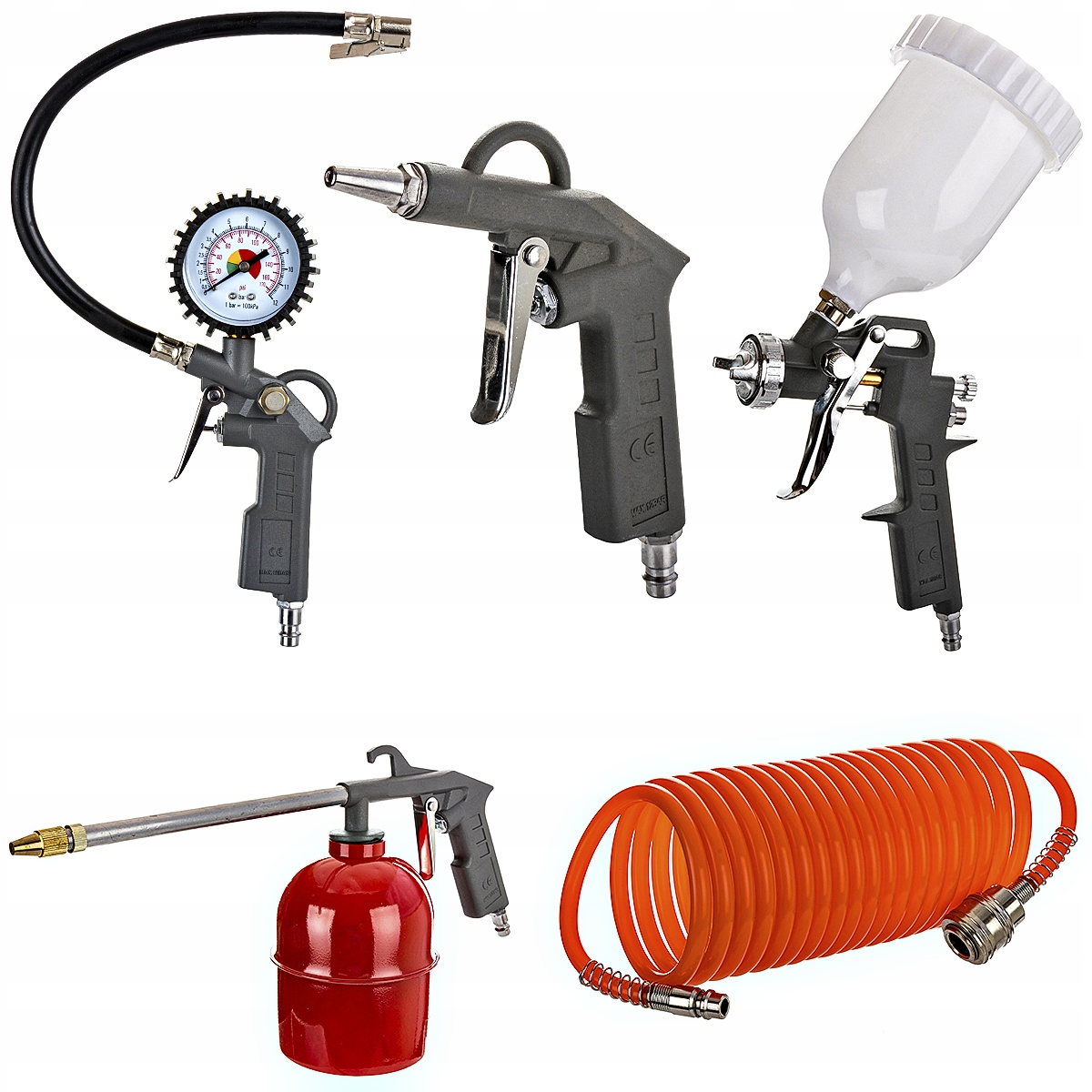 Akcesoria pneumatyczne do kompresora 5 elementów