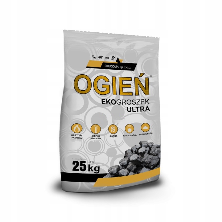 EKOGROSZEK OGIEŃ ULTRA 26-29 MJ/KG 1000 KG