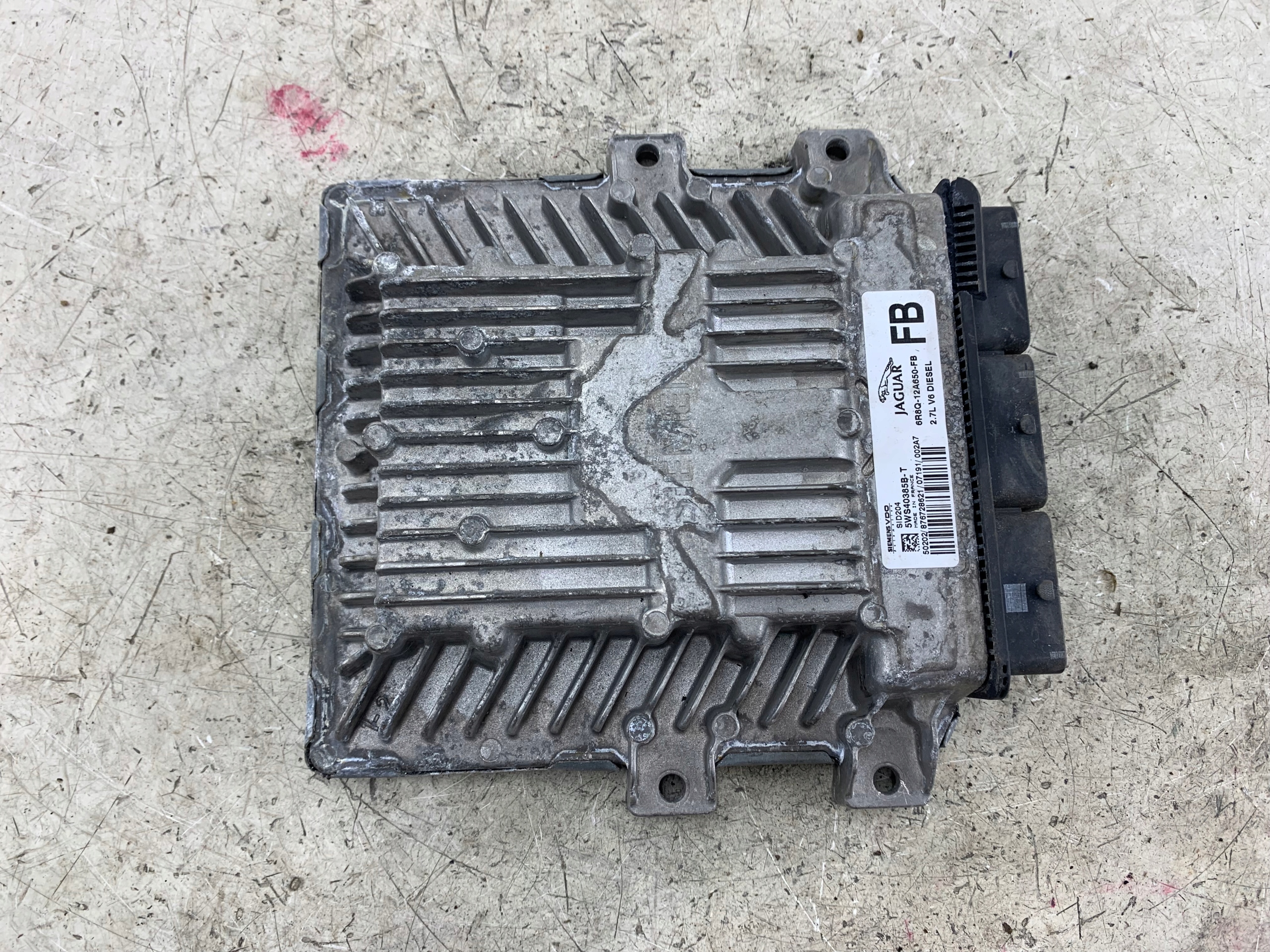 JAGUAR S TYPE 2.7 D control unit of the engine 6R8Q12A650FB