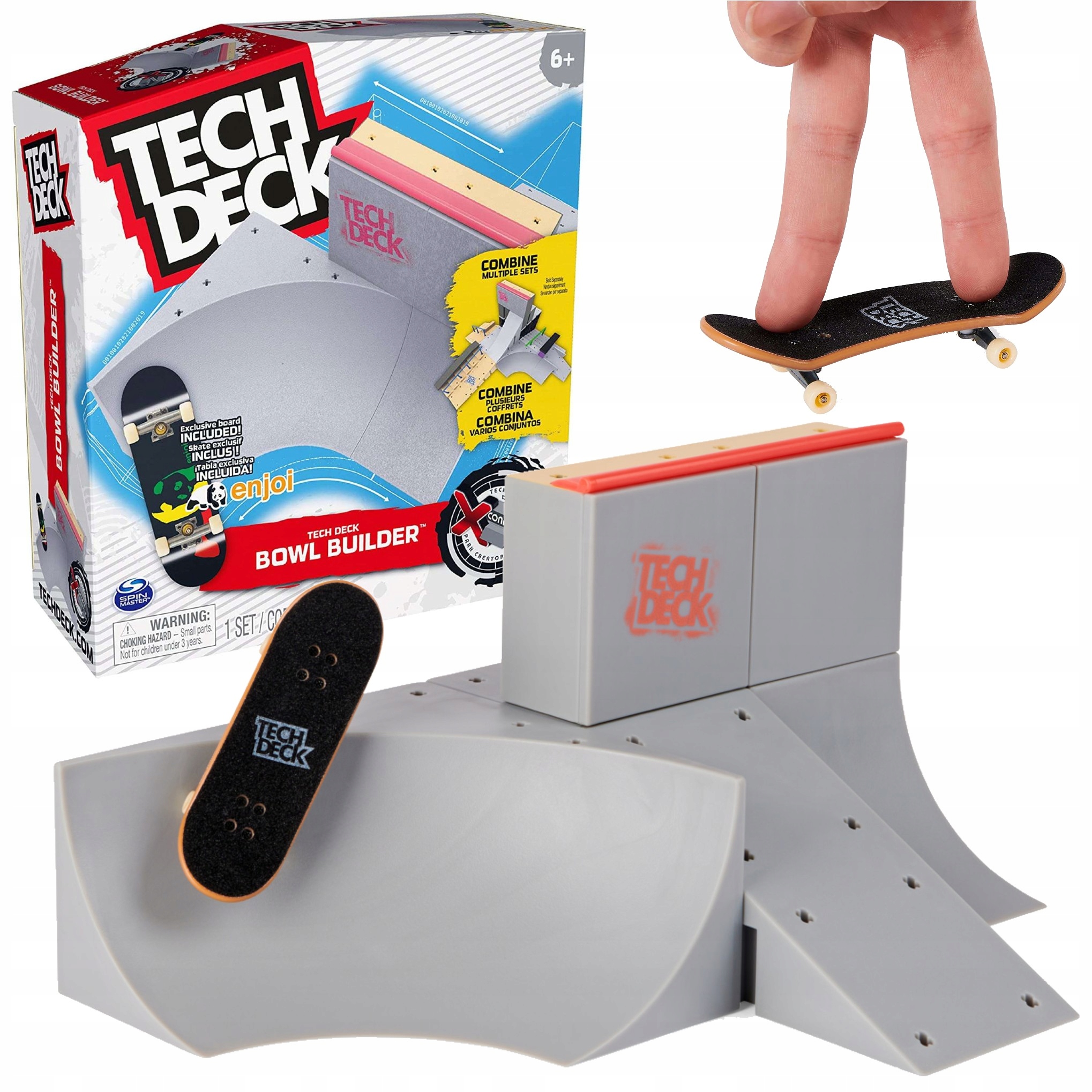 Tech Deck Zestaw Rampa Bowl Builder Fingeboard