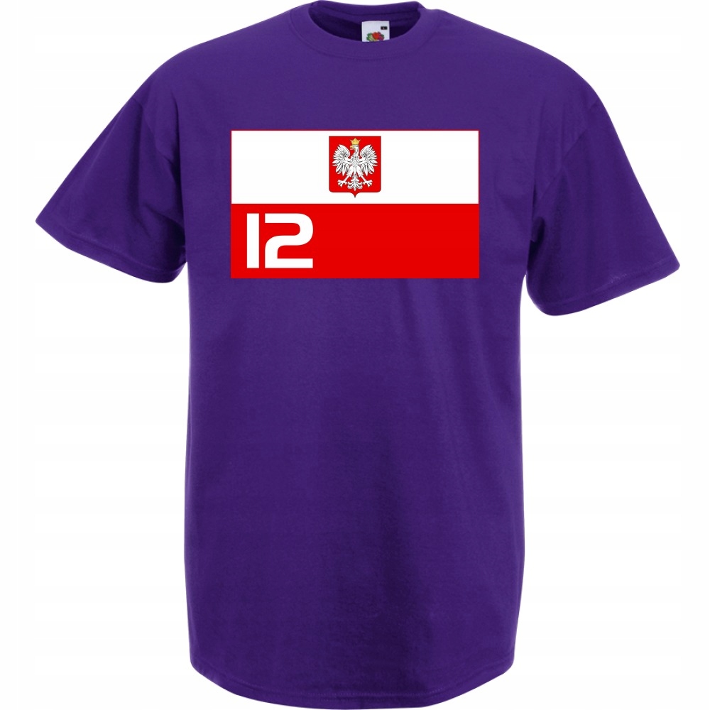 

Koszulka kibica Polska reprezentacja S fioletowa