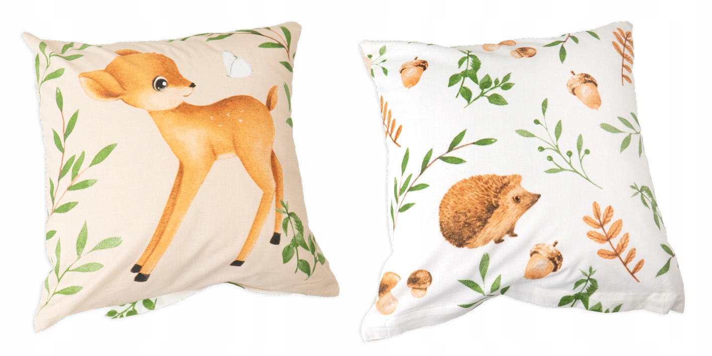 Poszewka 40x40 cm bawełniana sarenka sarna sarny Marka Detexpol