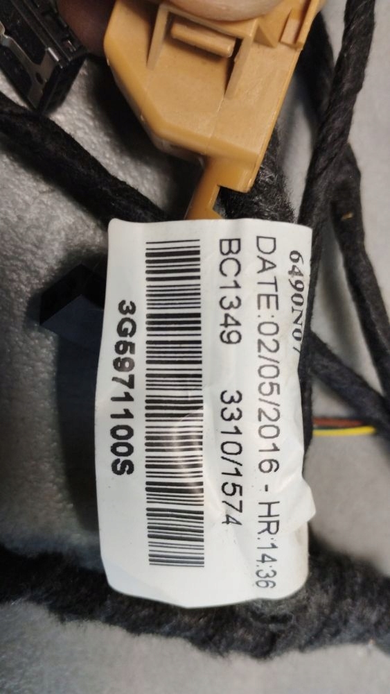VW PASSAT B8 cablaggio elettrico CIELO INTERNO 3G5971100S