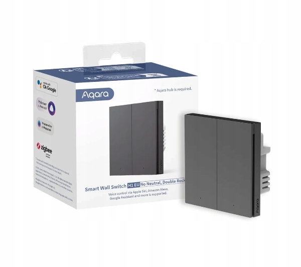 Přepínač Aqara Ws Euk 02 G Wall Switch H 1 Šedý