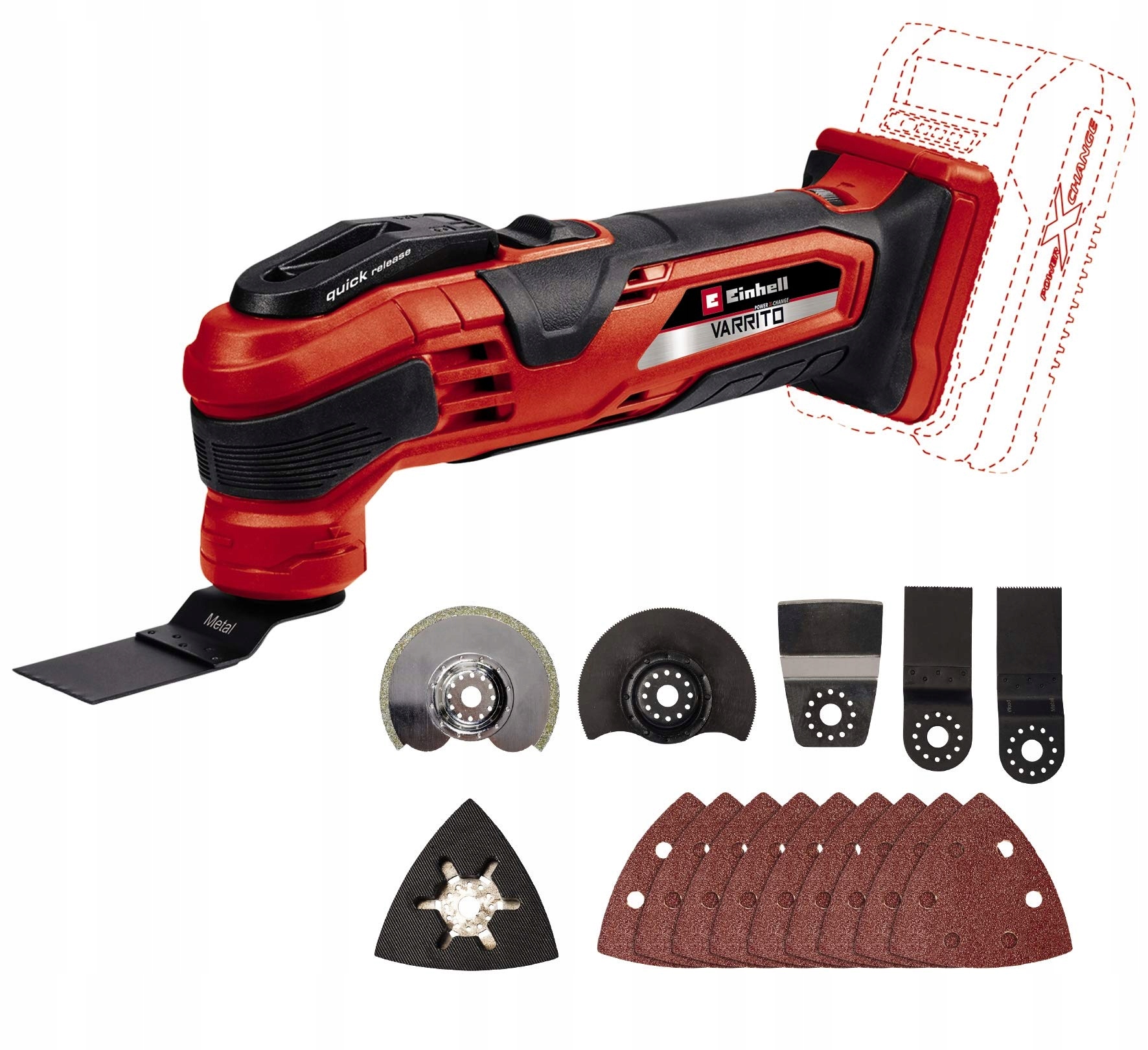 Einhell Narzędzie Wielofunkcyjne Multitool Varrito Solo 4465160