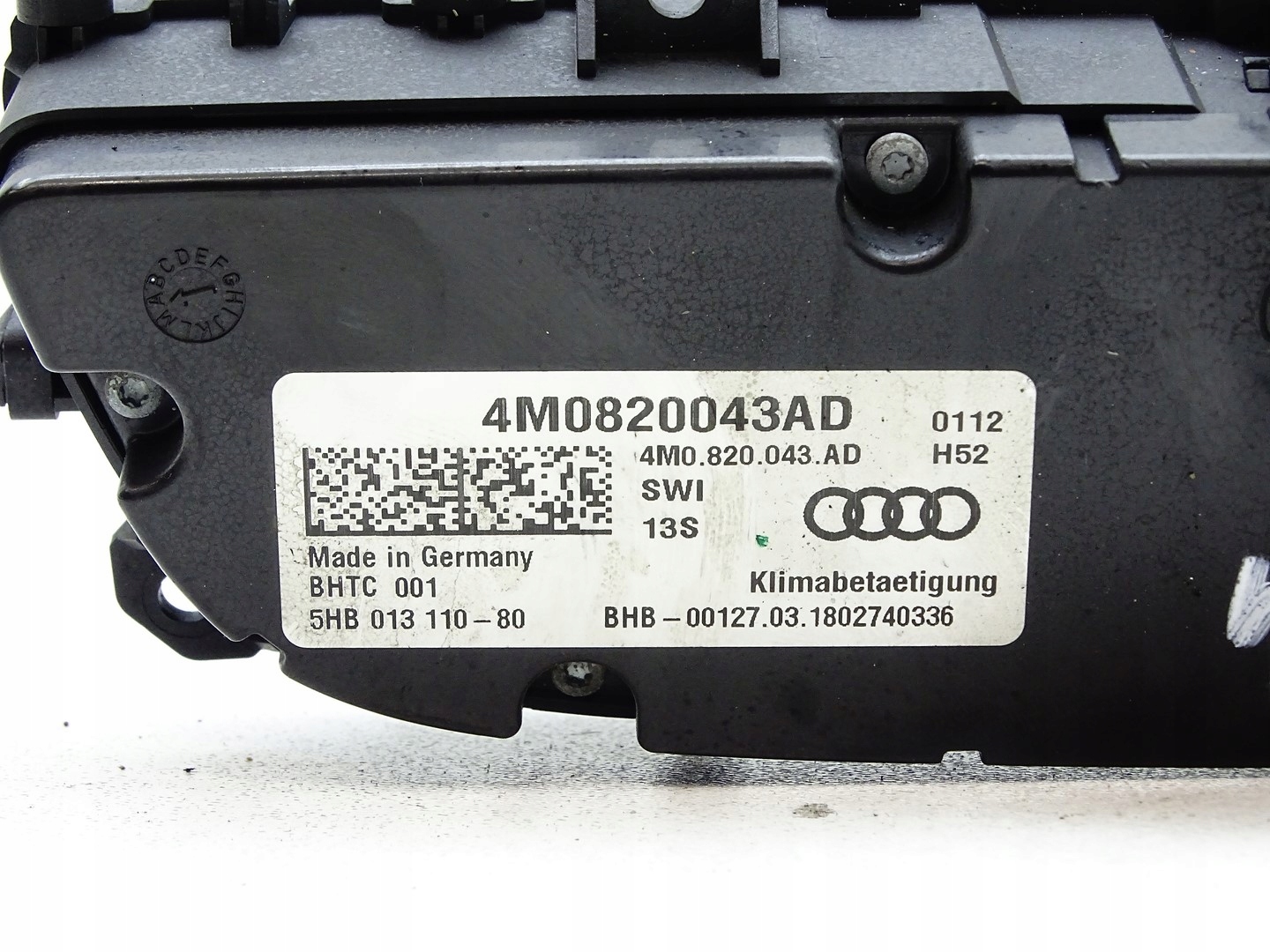 PANEL klími klimatizaci AUDI Q7 4M 15- 4M0820043AD