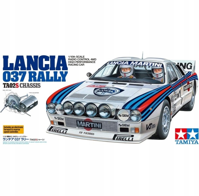 Lancia 037 Rally (TA-02S) 1:10 4WD Tamiya 58654