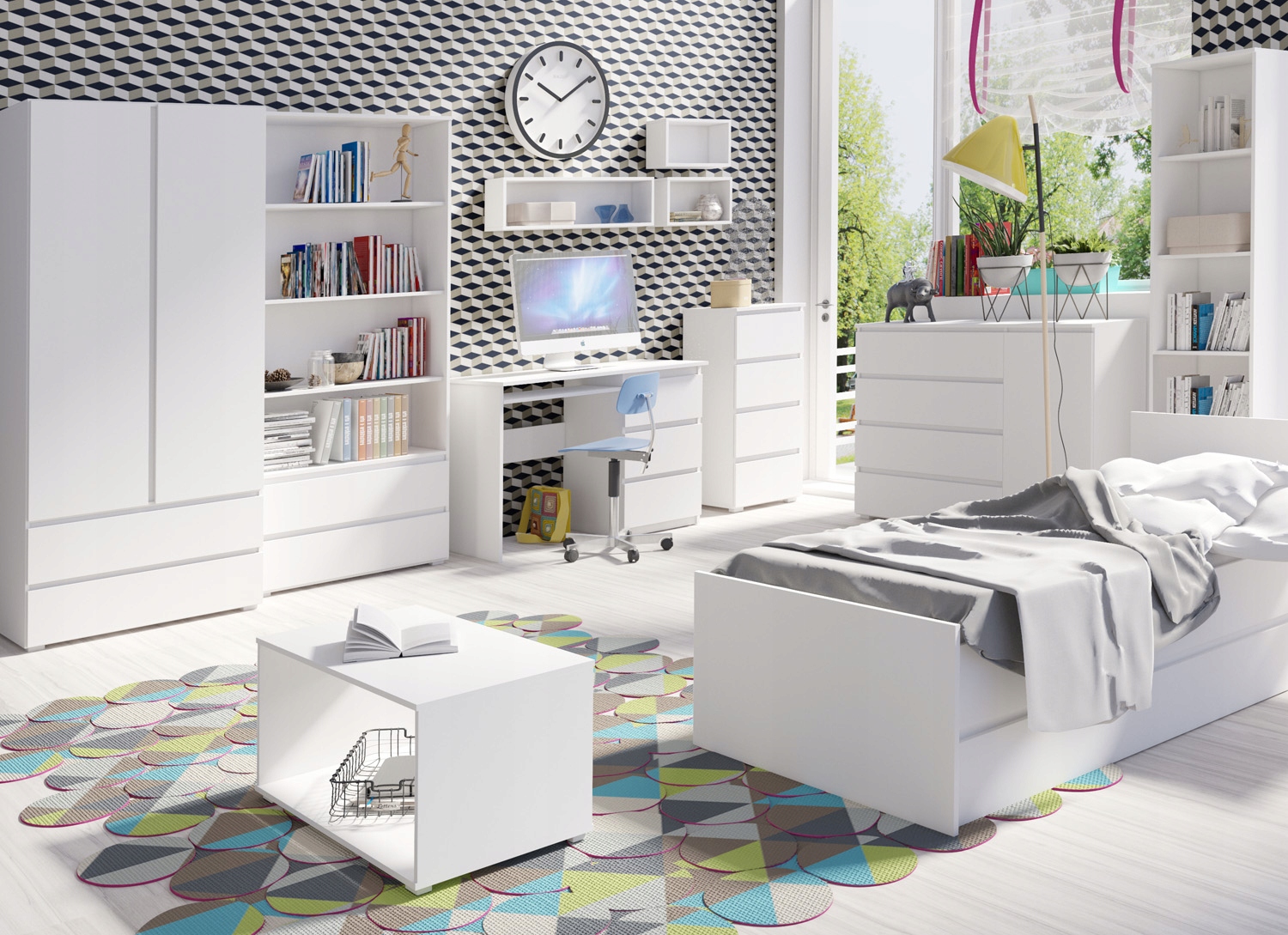 Szafa Cross 2D2SZ biała Marka Toni Meble