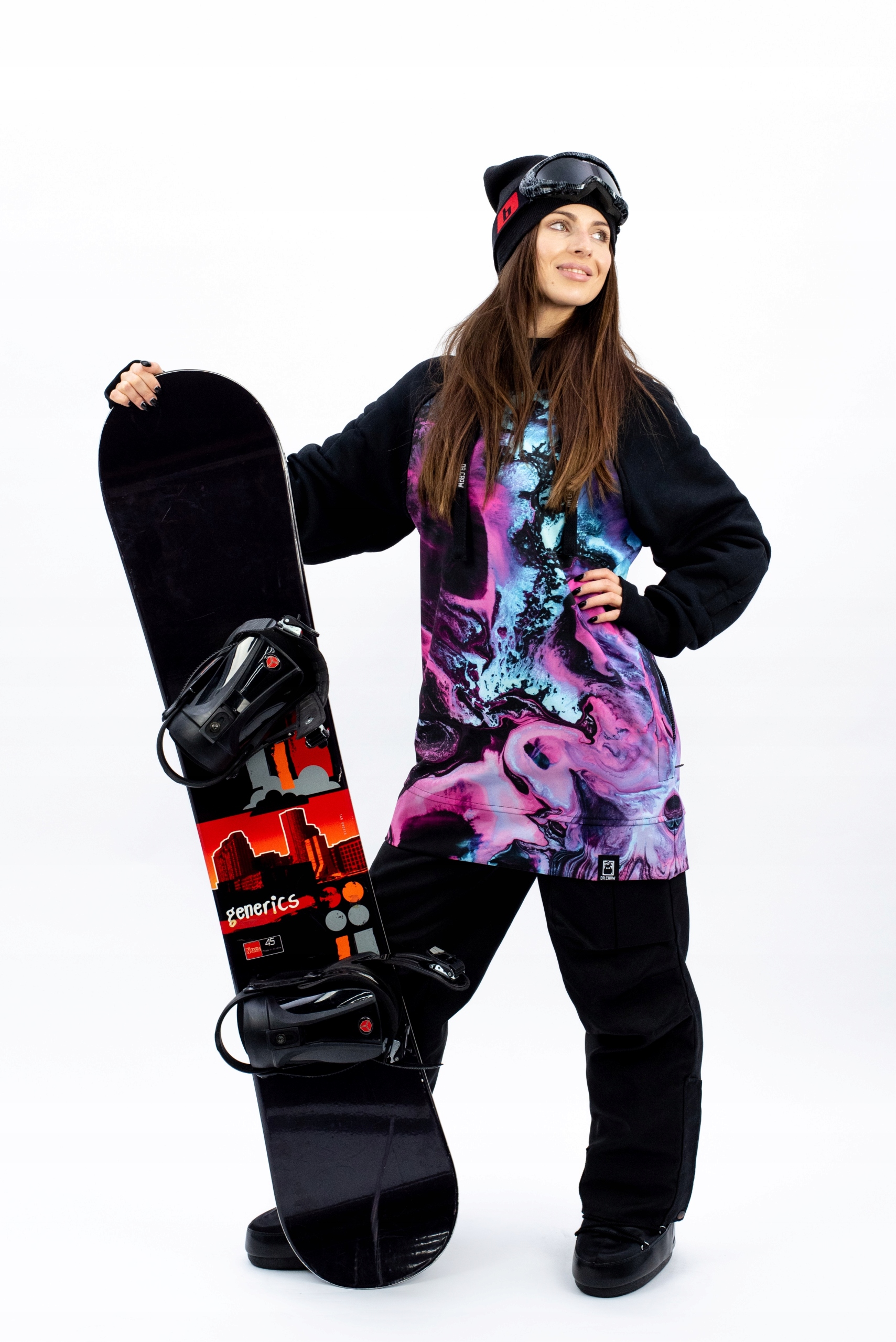 Damska Bluza Snowboardowa Marble Neon S Marka inna