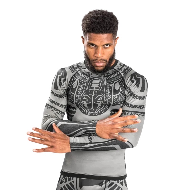 Koszulka Rashguard Długie Rękawy Venum Nakahi Szary S