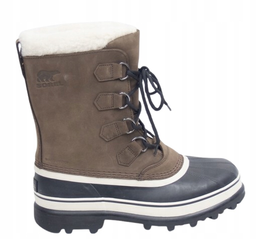 Sorel Pánské Sněhule Hnědé S Koženým Logem 44,5 Jjh