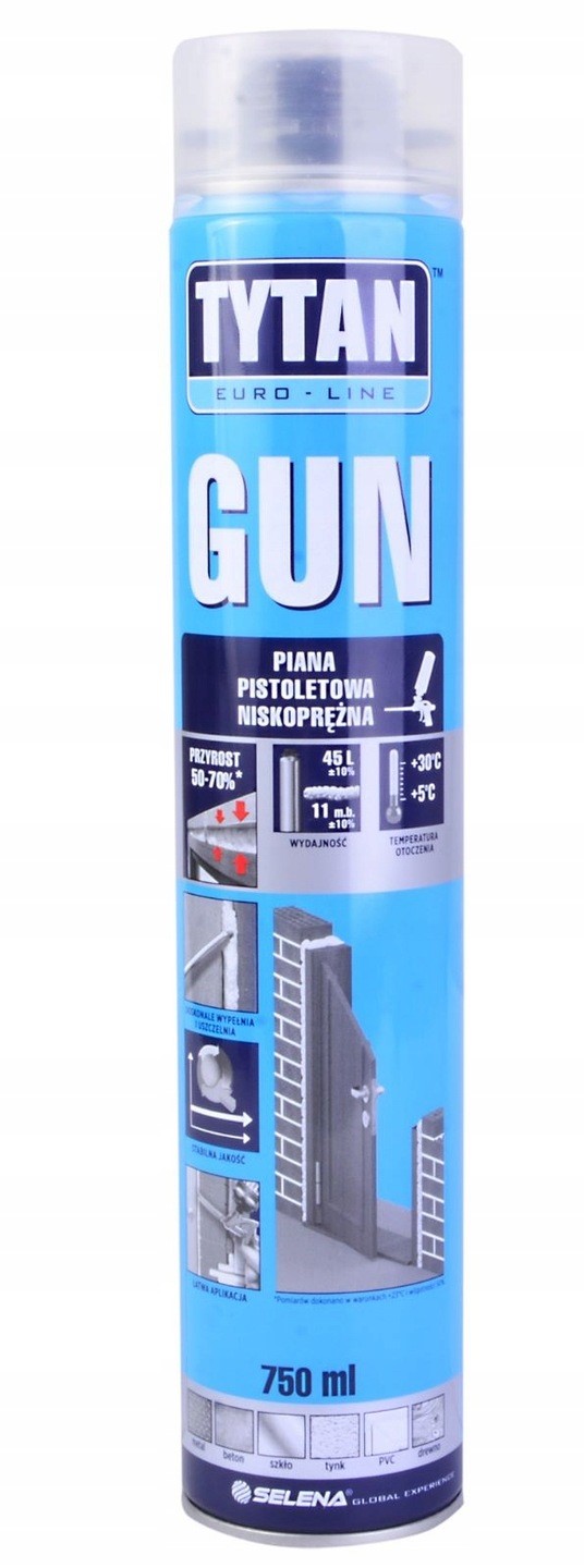 

Pianka Montażowa Pistoletowa Euro-line 750ML Tytan