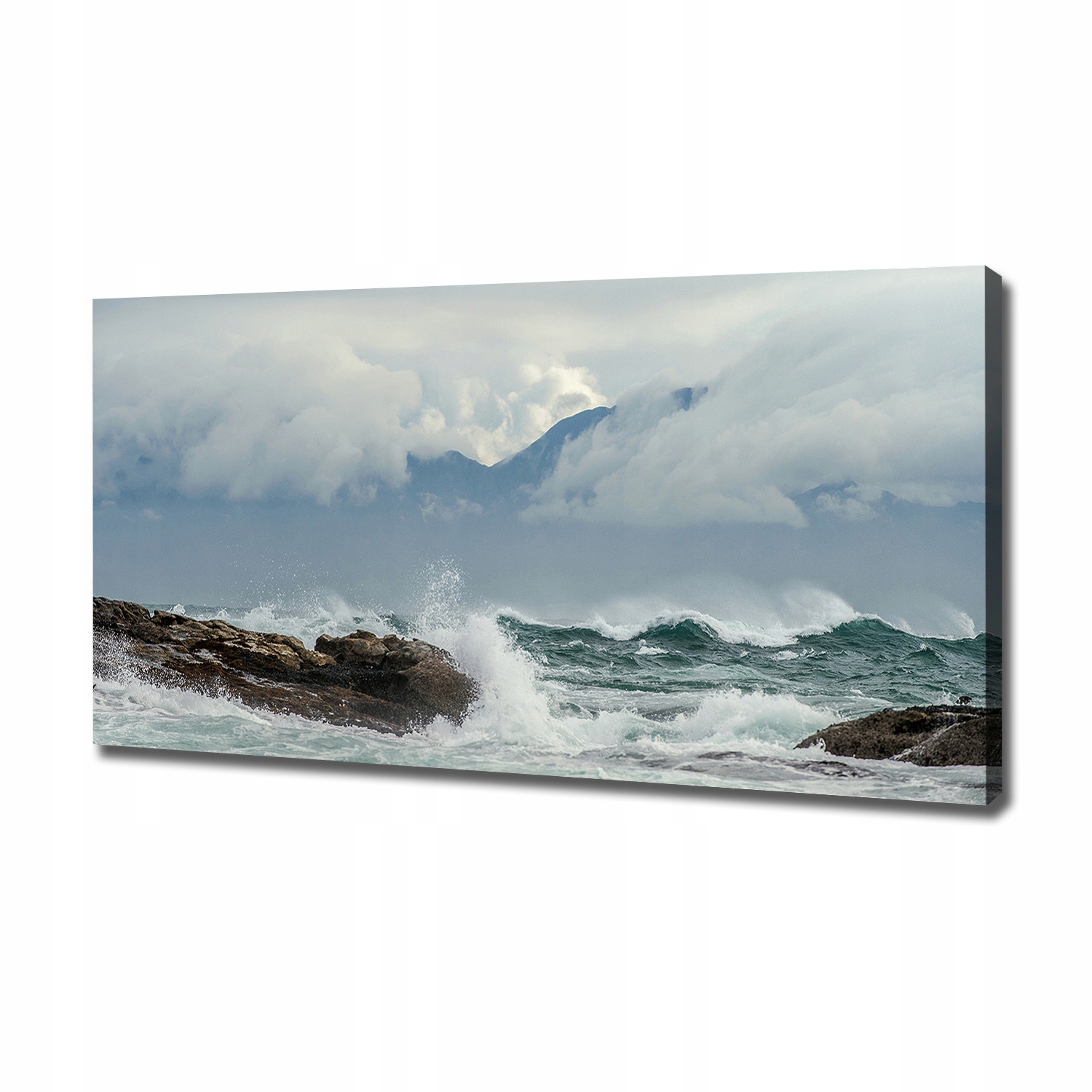 

Foto obraz na płótnie Wzburzone morze 120x60 cm