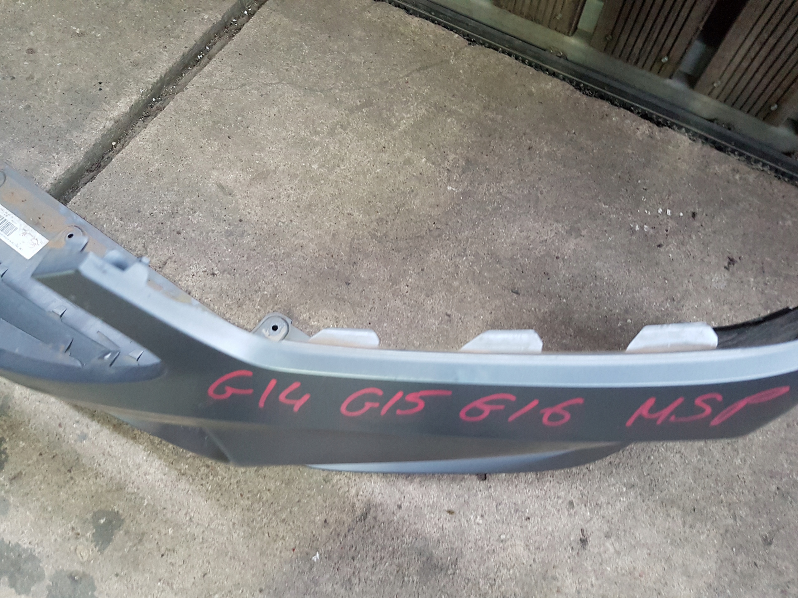 front bumper BMW SERIA 8 G14 G15 G16 m-packet 8076177