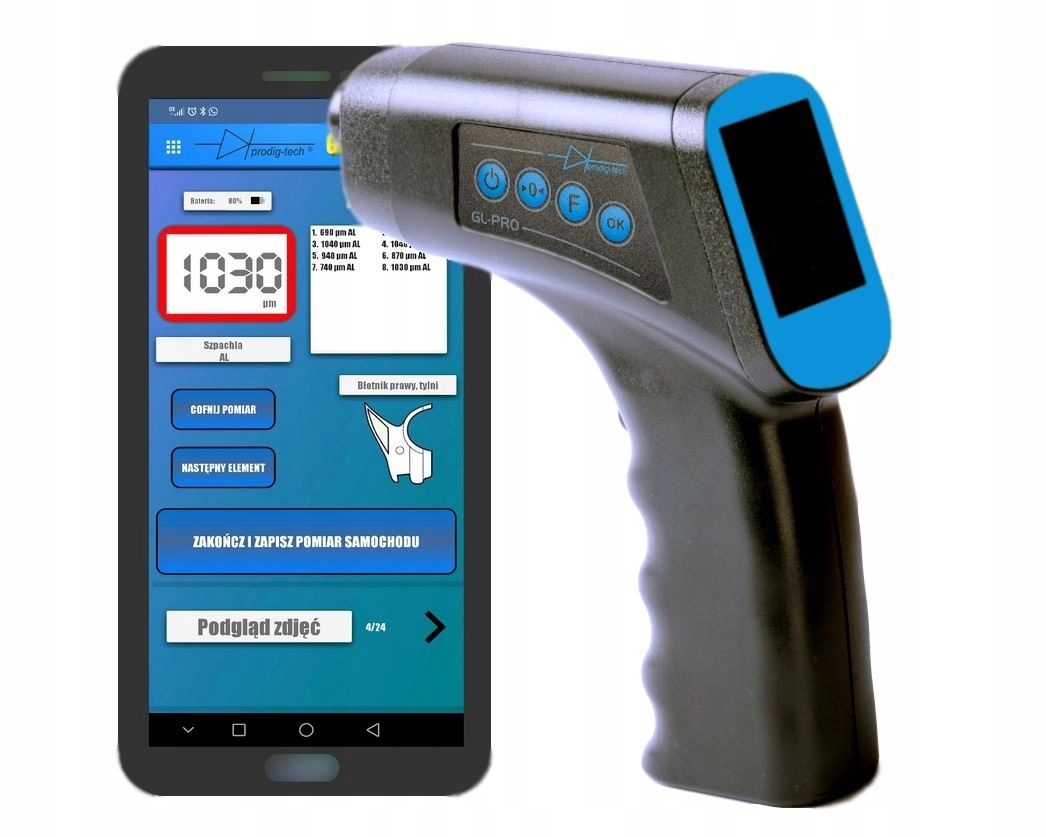 ВИМІРЮВАЧ ТОВЩИНИ ПОКРИТТЯ GL-PRO-SMART PHAS