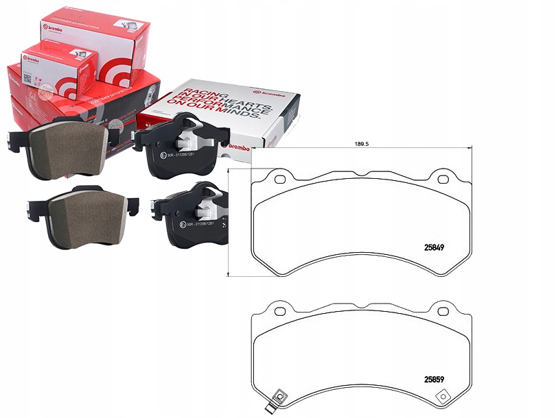 комплект датчик износа тормозных колодок Brembo MDB3390 T2288 2