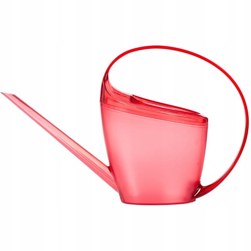

Czerwona konewka domowa 1,4l transparentna