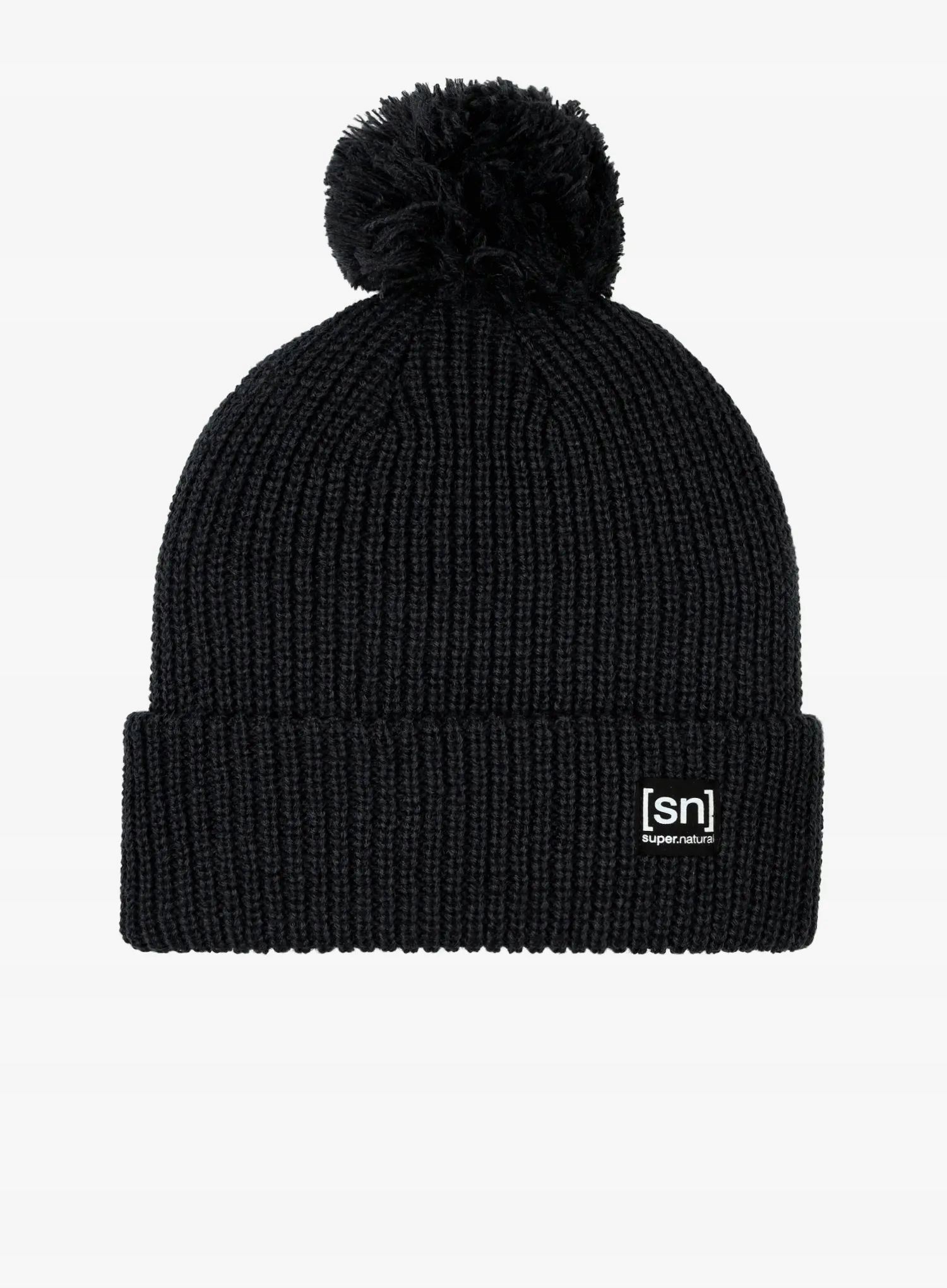 Čepice Super.natural Pom Beanie jet black
