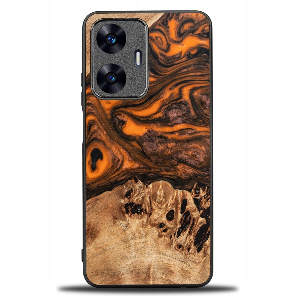 Pouzdro Bewood Unikátní Realme C55 Oranžové