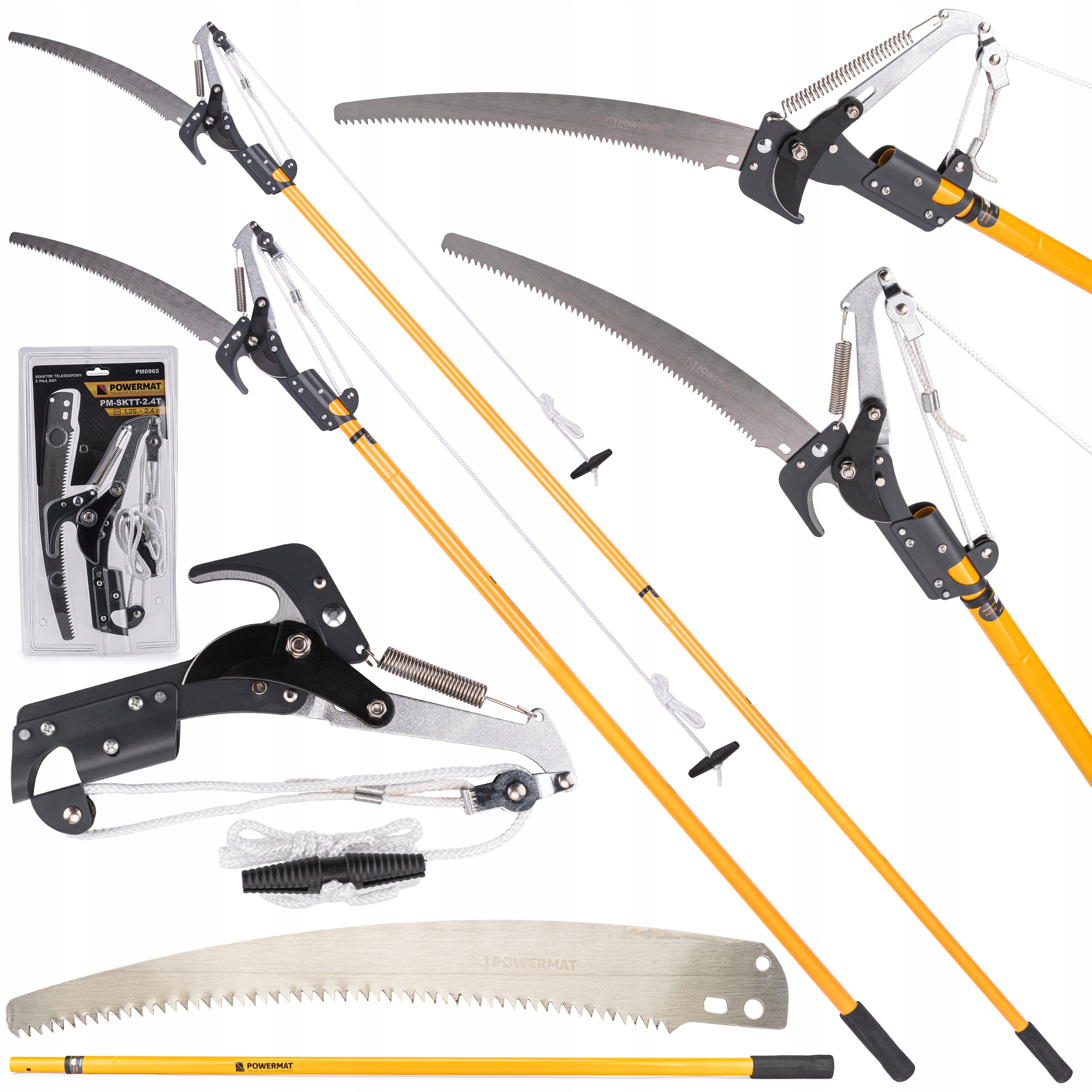 

Sekator Ogrodowy Teleskopowy Wysięgnik Piła 2w1