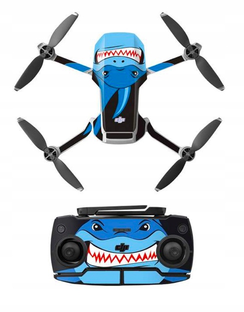 Wodoodporna Naklejka SUNNYLIFE dla DJI MAVIC MINI Blue Shark (MM-TZ439-4)
