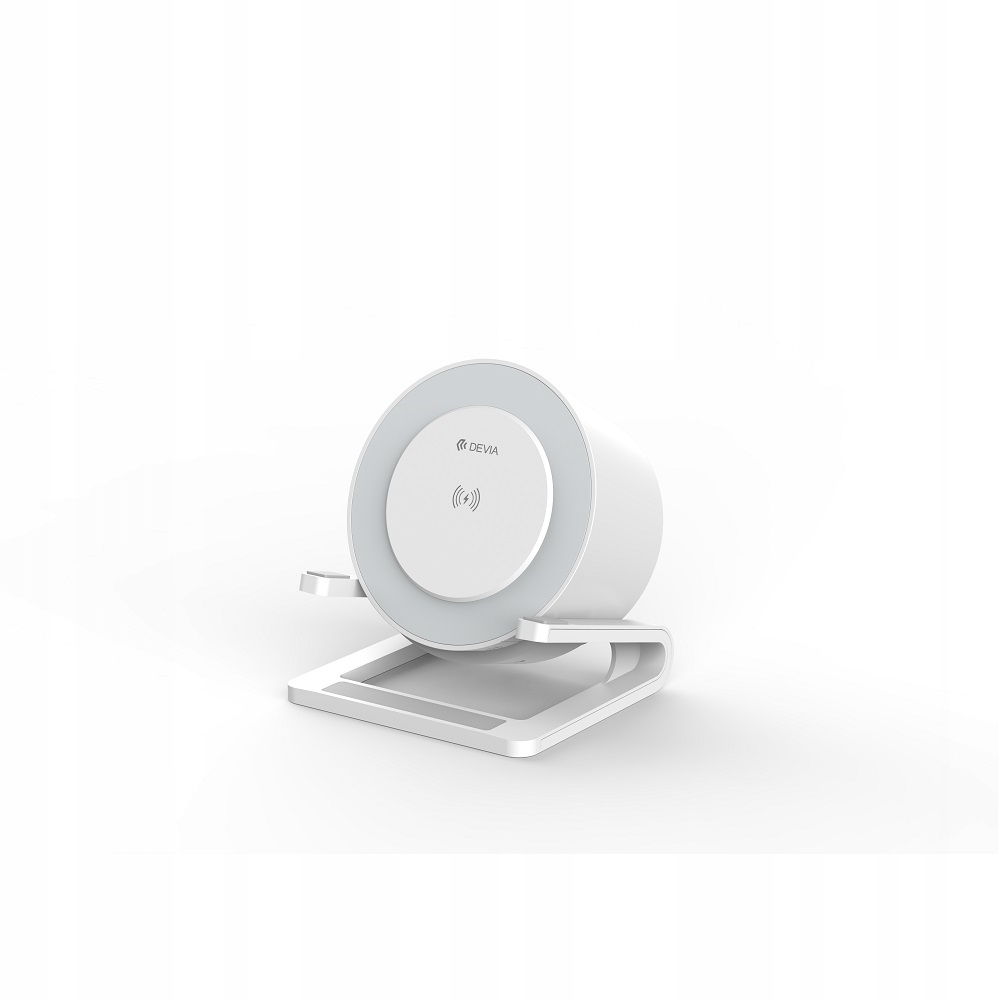 Devia głośnik Bluetooth I-M3 z wbudowaną ładowarką indukcyjną 15W i lampką