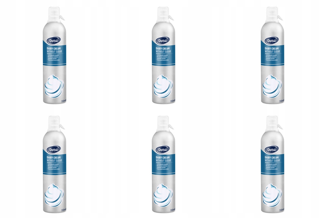 Levně 6 x 700 ml Debic Šlehaná smetana neslazená 35% Karton