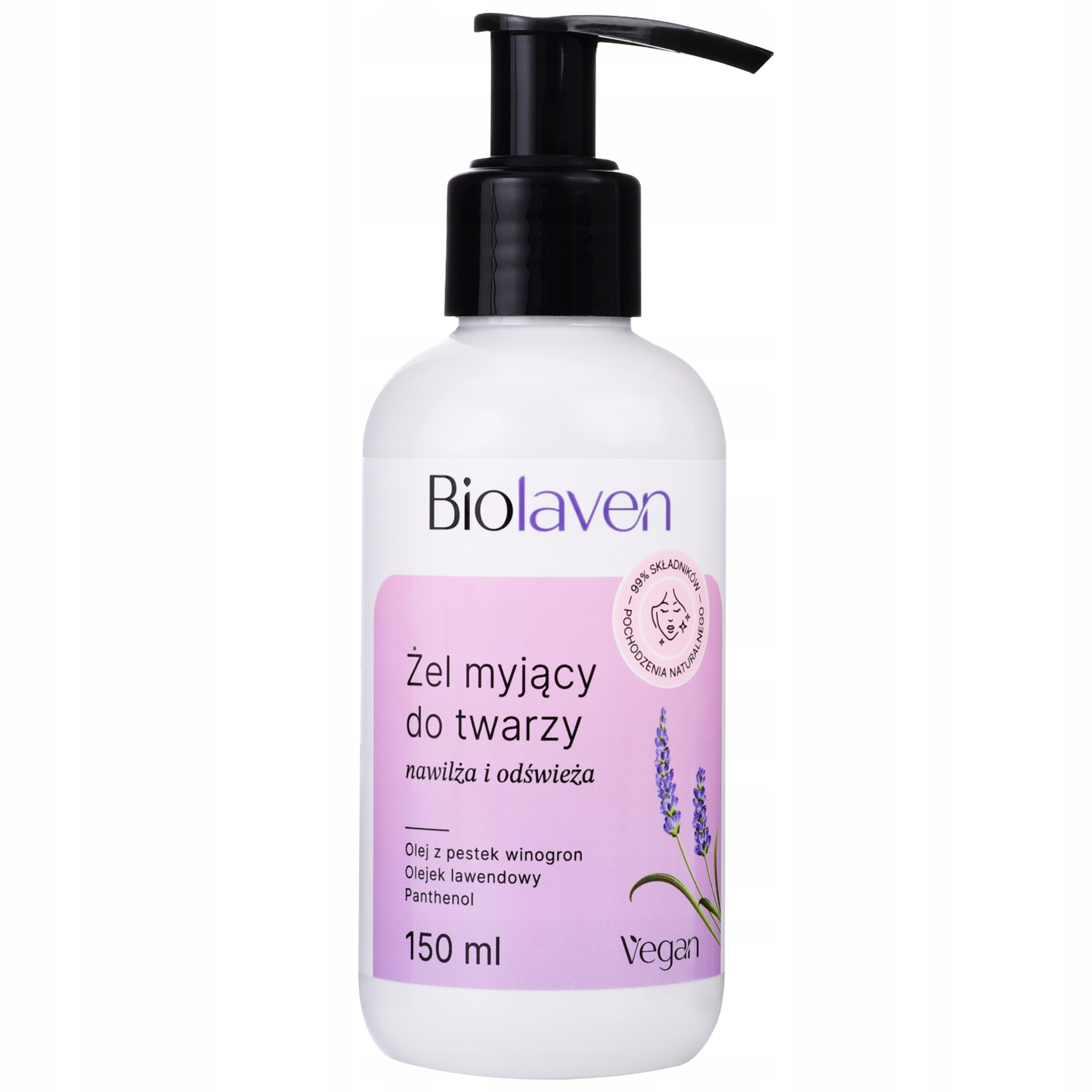

Biolaven nawilżający żel do mycia twarzy 150ml