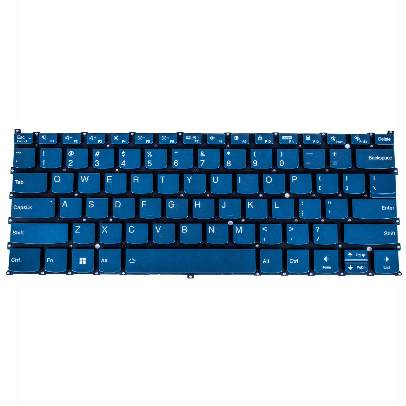 Podsvícená klávesnice qwerty Pl Lenovo IdeaPad Yoga 7 14 modrá