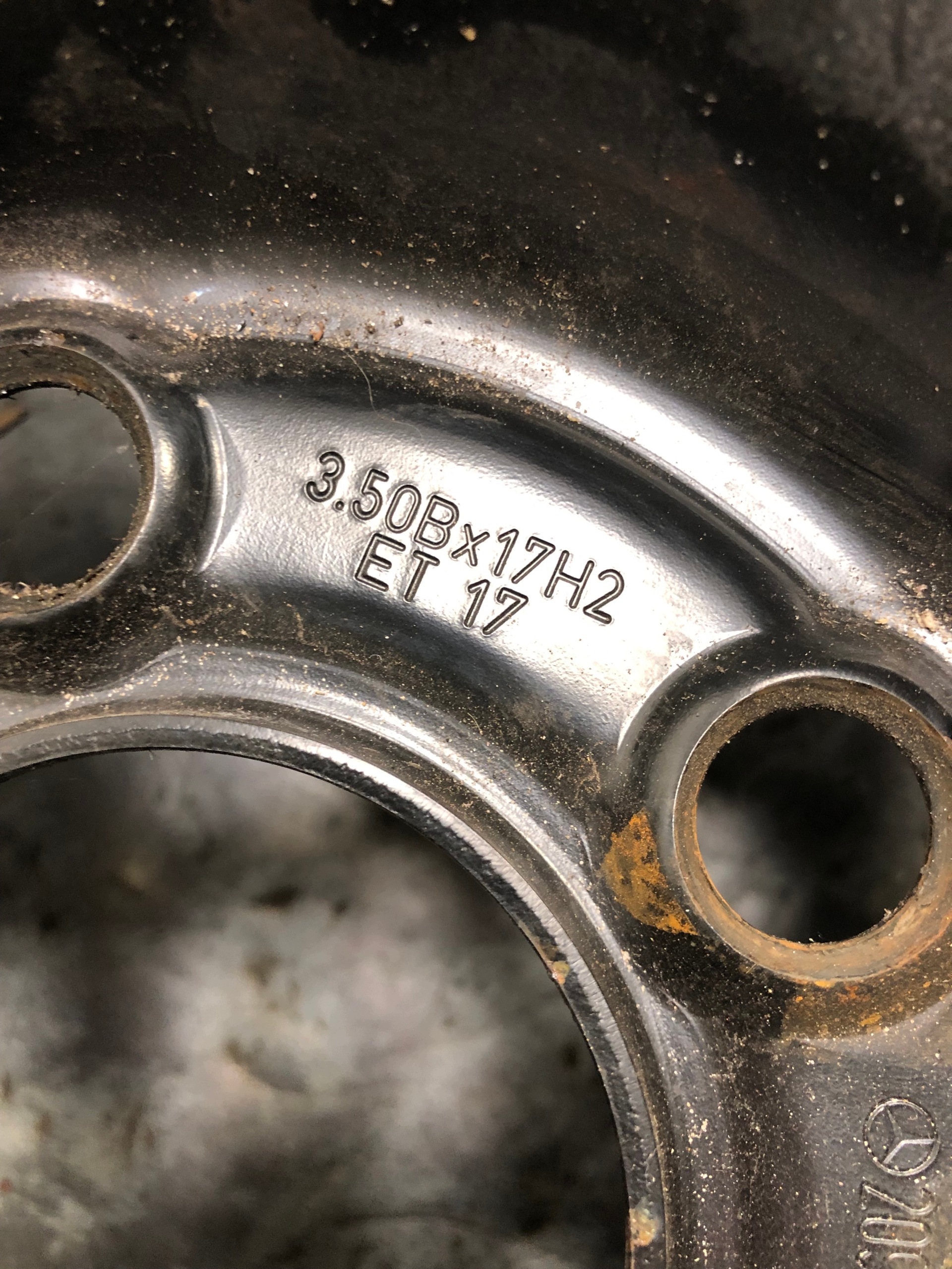 wheel spare 17" MERCEDES W203 2094000302