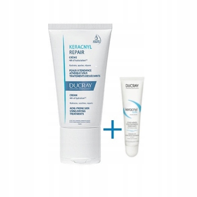 

Zestaw Ducray Keracnyl Repair Krem Balsam do ust