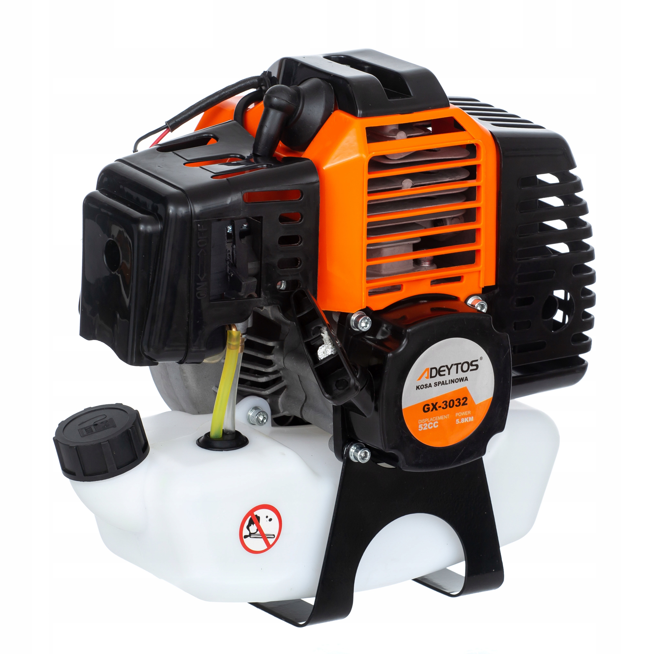 Spalovací Motor Pro Kosu 42,7 CM3 5,2 Km, Kompletní Univerzální Sada Pro Kosy