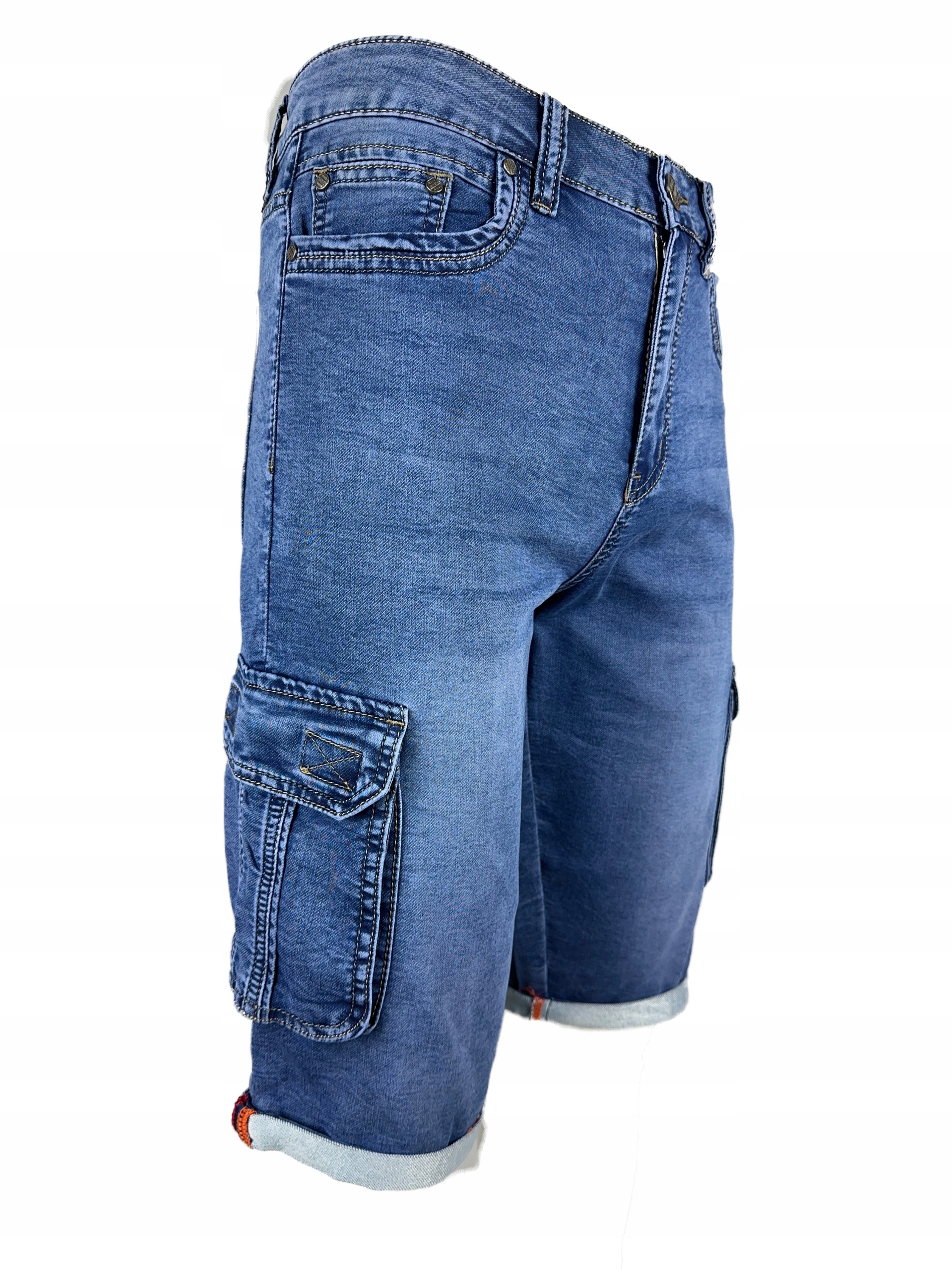 KRÓTKIE SPODENKI MĘSKIE BOJÓWKI-JEANS W44