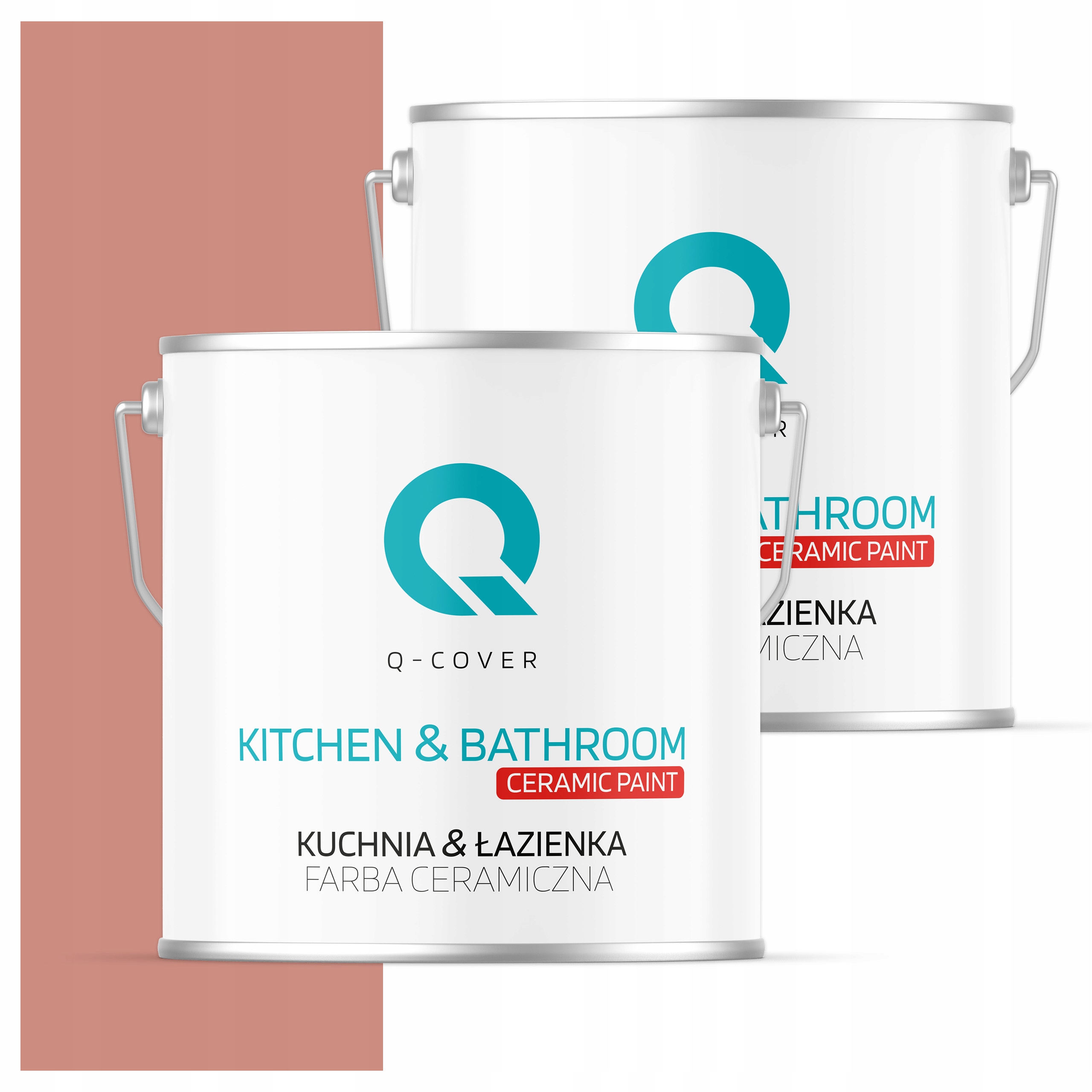 Farba do kuchyne a kúpeľne Umývateľná 5L Hlboká matná farba Lososová H5533